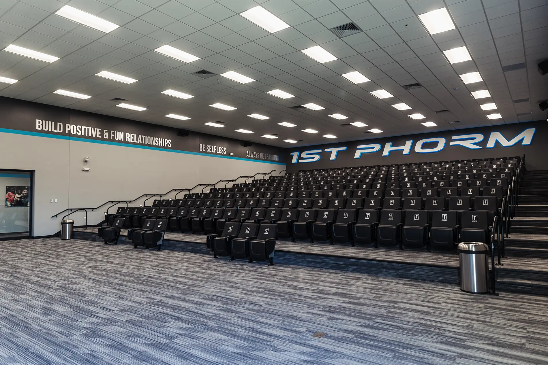 1st Phorm corporate auditorium