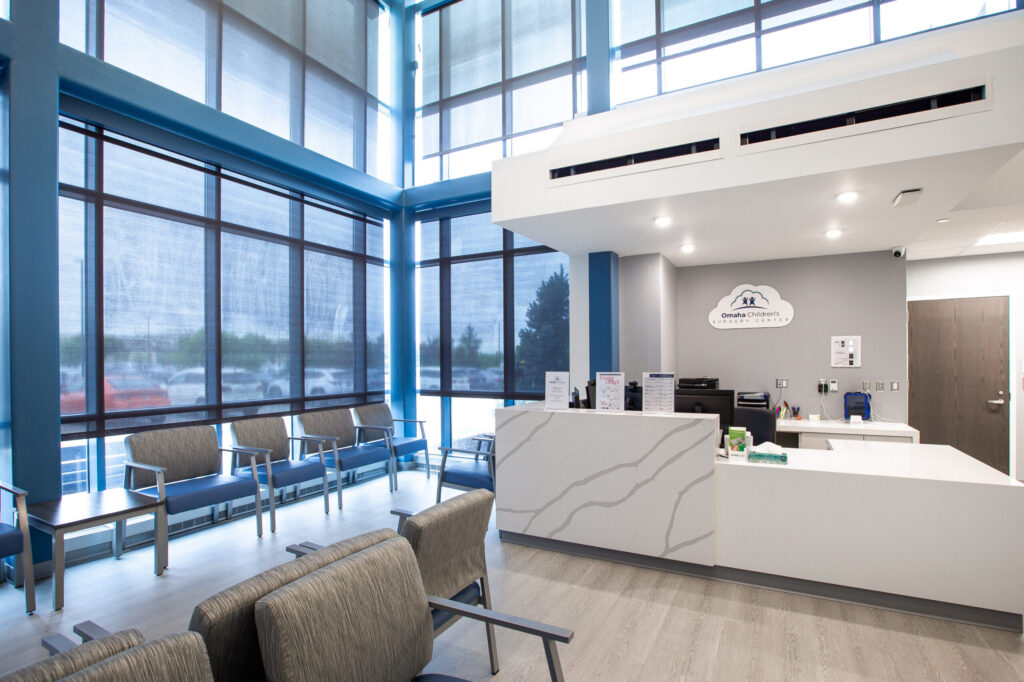 Omaha Children's Surgery Center | Blue Cloud Pediatric Surgery Centers | Kadean Construction