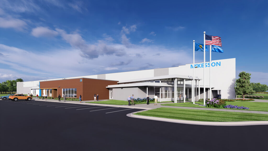 Rendering of the new Build-to-Suit Warehouse for McKesson