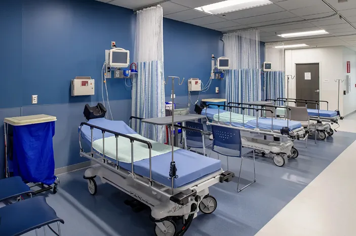 hospital beds